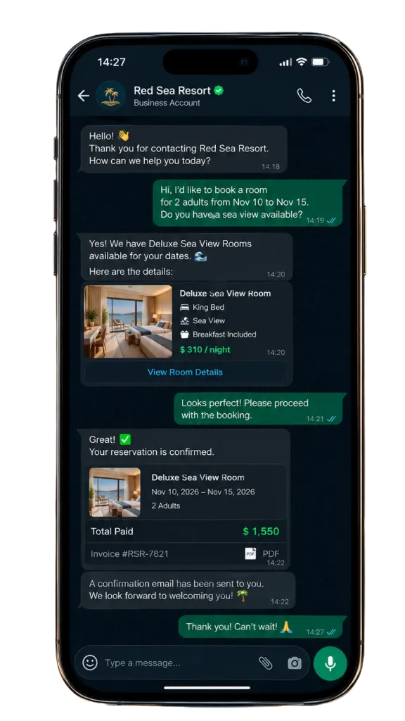 Autonomous WhatsApp AI Booking Concierge